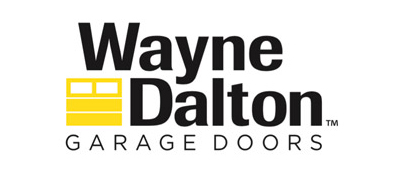 Wayne Dalton Garage Doors logo with yellow garage door